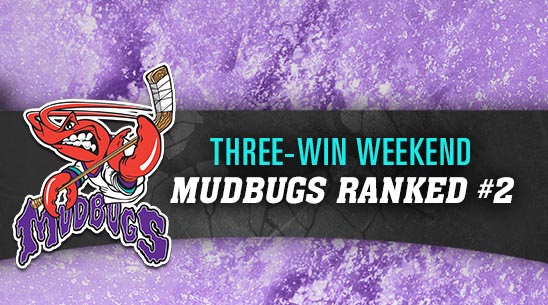 Mudbugs complete three-win weekend