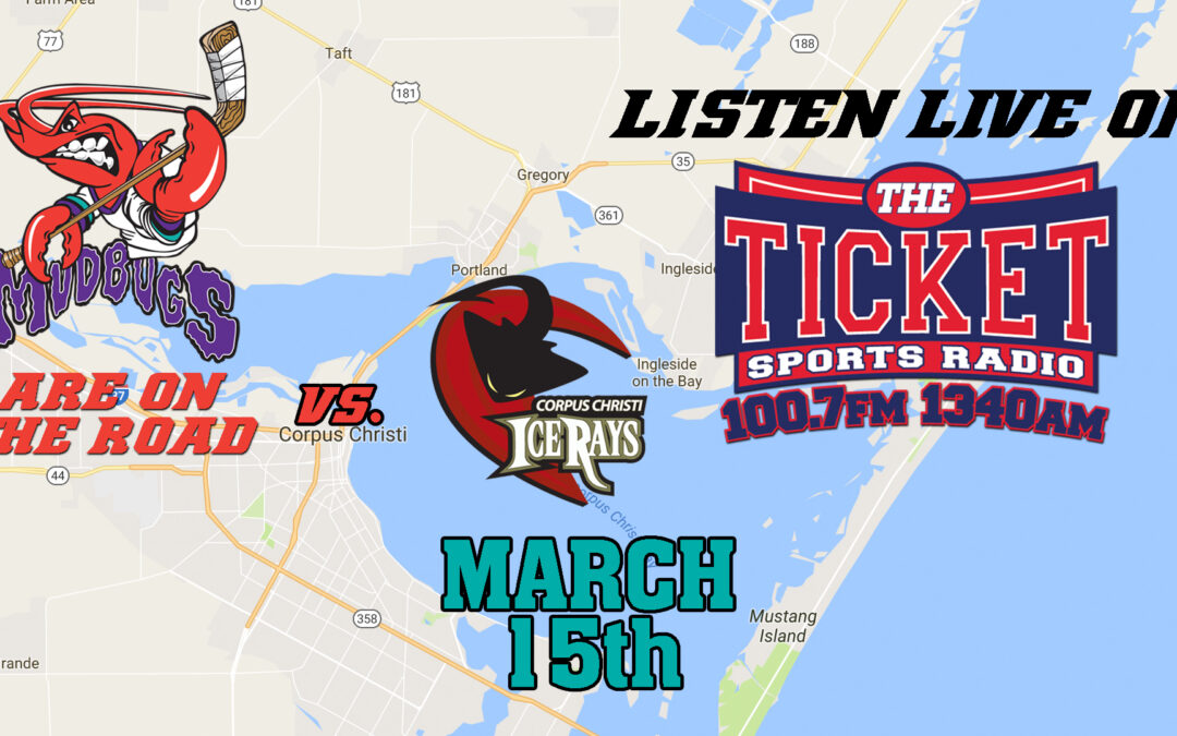 Mudbugs take on IceRays on the road March 15th