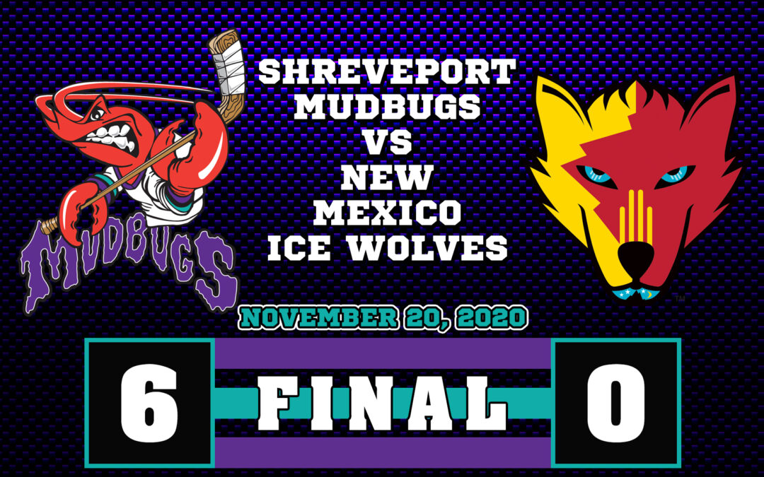 Mudbugs Shutout Ice Wolves