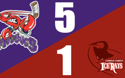 Mudbugs Dominate Ice Rays