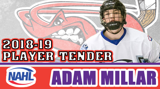 Mudbugs tender Adam Miller for the 2018-19 Season