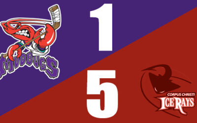 Mudbugs Fall to the Ice Rays