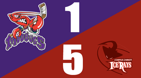 Mudbugs Fall to the Ice Rays