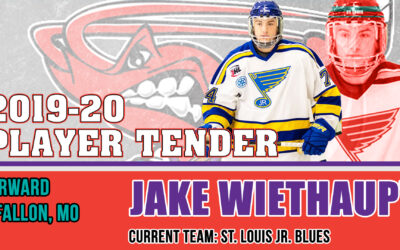 Mudbugs Tender Jake Wiethaupt for 2019-20 Season