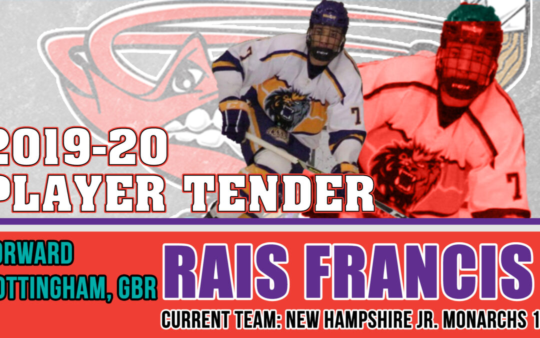 Mudbugs tender Rais Francis for 2019-20 Season