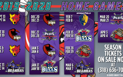 Mudbugs 2019-2020 Home Schedule