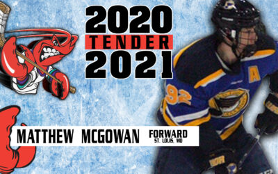 Mudbugs Tender Matthew McGowan for 2020-21 Season