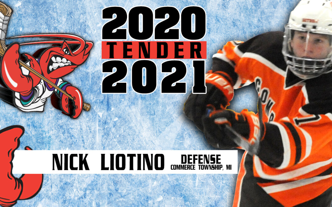 Nicholas Liotino Tendered for 2020-21 Season