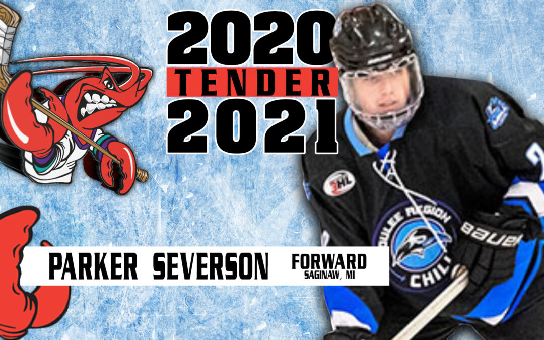 Mudbugs Tender Severson for 2020-21 Season