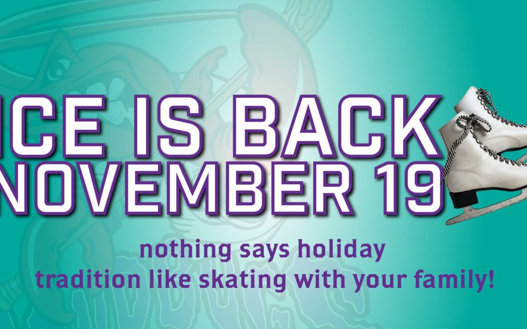 Public Skating is BACK Nov. 19th; Full Nov. & Dec. Schedule is HERE!