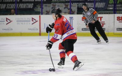 Burke Extends Point Scoring Streak in Bugs’ Thrashing of IceRays; SHV Wins Seventh in a Row