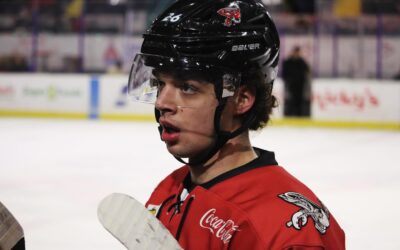 Burke Ties NAHL-Franchise Point Scoring Mark in Bugs Loss to Warriors