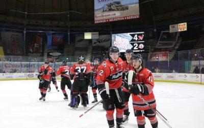 Soaring Bugs Surge Past Wranglers after Big 3rd Period & Earn Series Sweep