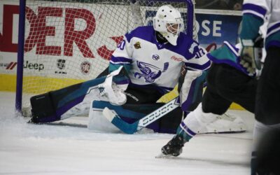 Goich, Bugs Shutout IceRays in Big Series Finale Opener; Move Into Tie for 2nd Place in South Division